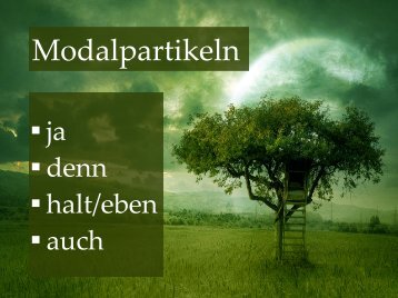 Modalpartikeln - Deutsches Institut Florenz