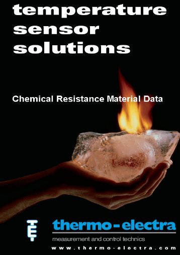 Material selection for chemicals (12.69Kb) - Thermo-Electra