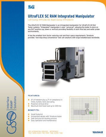 UltraFLEX SC RAM Manip New Page 1 - Teradyne GSO