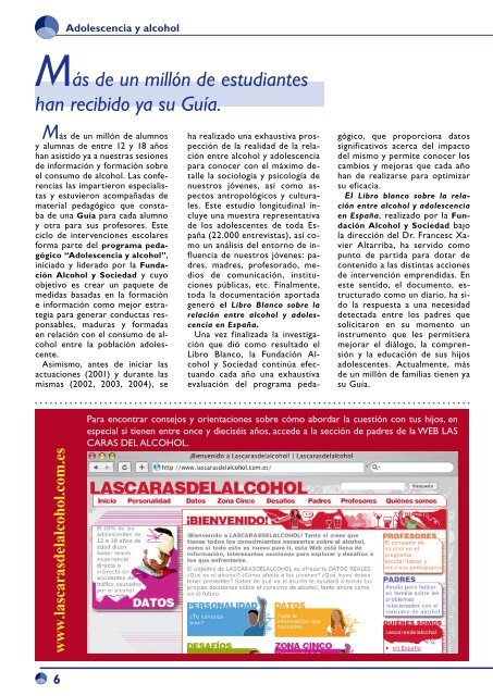 El triÃ¡ngulo de la adolescencia - FundaciÃ³n Alcohol y Sociedad