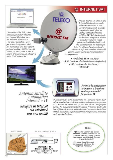 Download Catalogo Teleco Camper (pdf) - Telecogroup