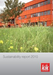Sustainability report 2010