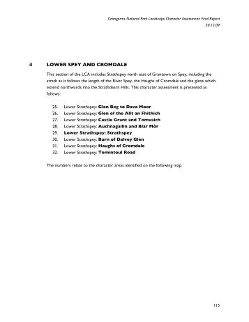 Cairngorms Landscape Character Assessment Final Report (Dec ...