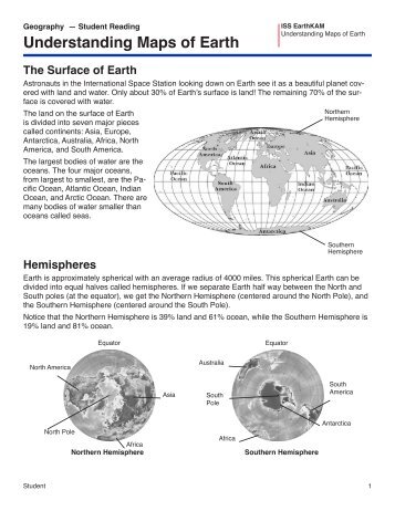 Understanding Maps of Earth