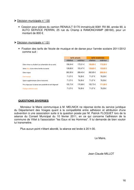 TÃ©lÃ©charger le compte rendu - Vittel