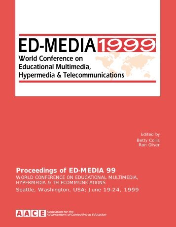 ED-MEDIA 1999 Proceedings Table of Contents - Association for the ...