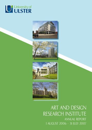 art and design research institute - Research - University of Ulster