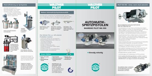 AUTOMATIK- SPRITZPISTOLEN - Walther Pilot