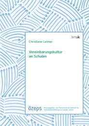 Vereinbarungskultur an Schulen - Bundesministerium fÃ¼r Unterricht ...