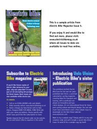 as a high resolution PDF Electric Bike Magazine