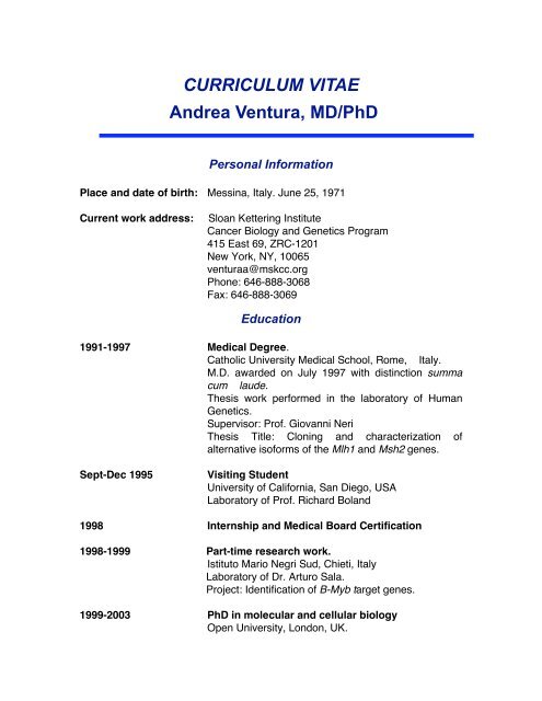 Md phd resume