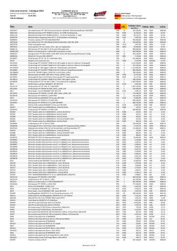 M09-RS Lorencic PriceList 09-2012 Basis PDF.xlsx