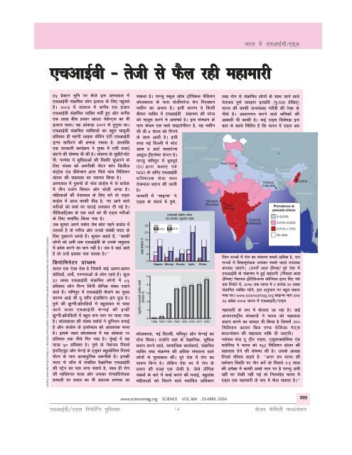 Reporting Manual on HIV/AIDS: India (Hindi Language)