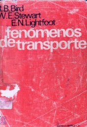 Bird R., Stewart W. y Lightfoot E., FenÃ³menos de Transporte ...