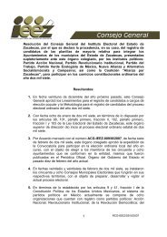 rcgieez003iii2007 - Instituto Electoral del Estado de Zacatecas