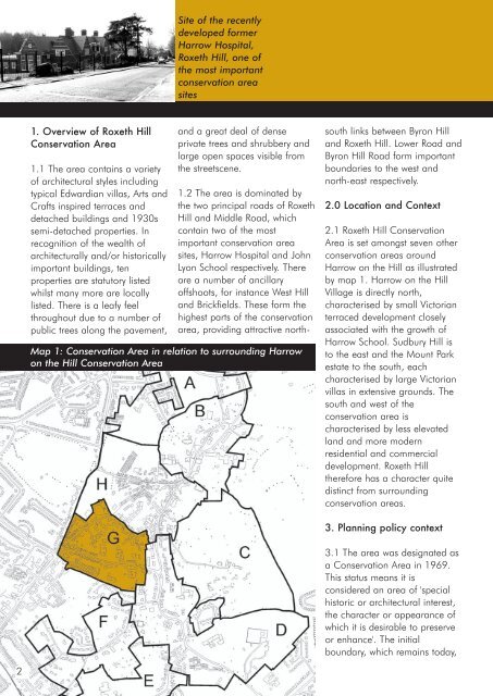 Roxeth Hill Appraisal 1st Draft , item 42. PDF 5 MB - Harrow Council