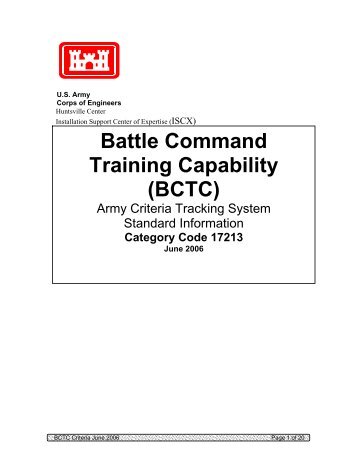 BCTC Design Guide - MRSI - U.S. Army