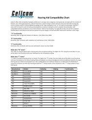 Phone/Case compatibility chart - Cellcom