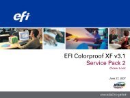 EFI Colorproof XF v3.1 Service Pack 2 - Quentin