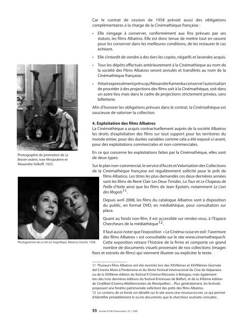 Journal of Film Preservation - FIAF