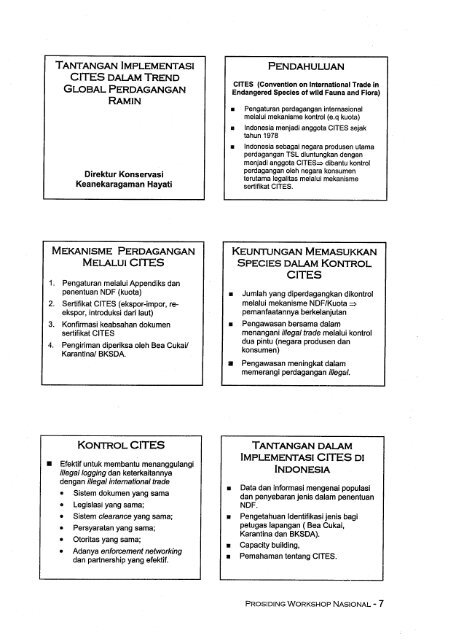 Prosiding Workshop Nasional Jakarta 24 Juli 2007 - ITTO