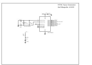 NTSC Sync Generator Jed Margolin 6/8/03