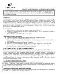 RESUMEN DE LA NOTIFICACION DE PRACTICAS DE PRIVACIDAD