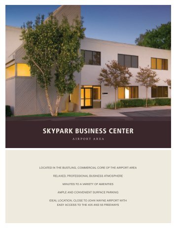 SKYPARK BUSINESS CENTER - IrvineCompanyOffice.com