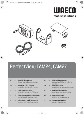 PerfectView CAM24, CAM27 - Waeco