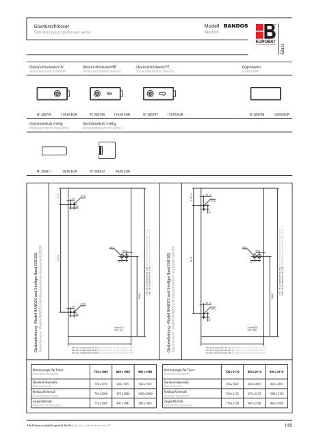 Eurobat Katalog "Griffige Ideen fÃ¼r TÃ¼ren" v11/2008