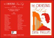 THE ORCHESTRA'S - The Philadelphia Orchestra