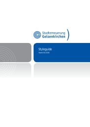 Corporate Design - Stadterneuerung Gelsenkirchen