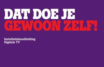 Handleiding Digitale Televisie - Tele2