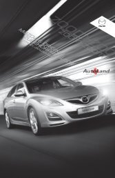 Mazda3 Original-Zubehör Preisliste