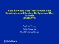 Fluid Flow and Heat Transfer within the Rotating Internal Cooling Air ...