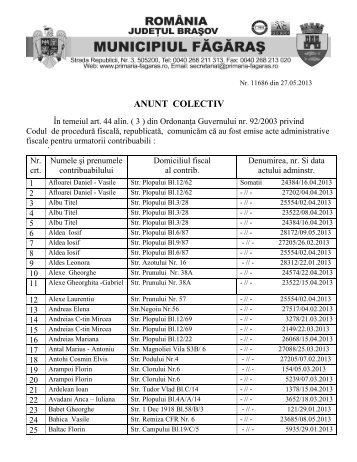 ANUNT COLECTIV persoane juridice 27.05.2013 - Primaria ...