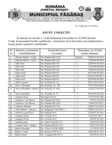 ANUNT COLECTIV persoane juridice 27.05.2013 - Primaria ...