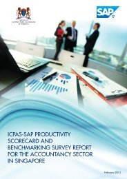 icpas-sap productivity scorecard and benchmarking survey
