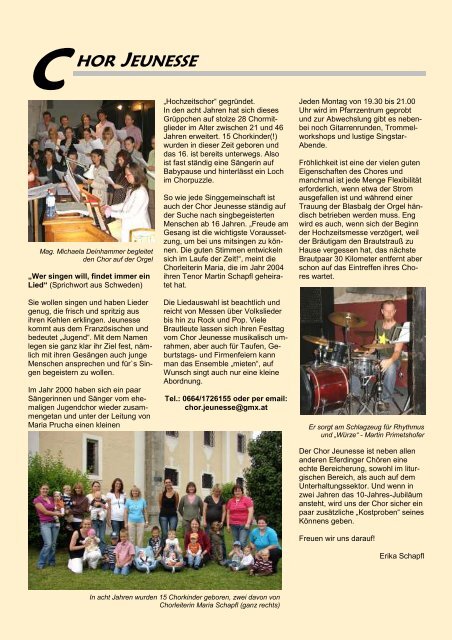 Pfarrblatt 06_08 - Pfarre Eferding