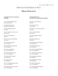 Mesas Directivas - BoletÃn de la Sociedad QuÃmica de México