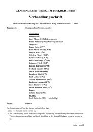 (52 KB) - .PDF - Weng im Innkreis, OberÃ¶sterreich