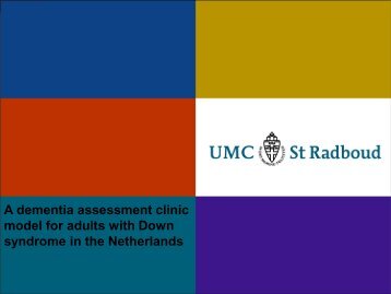 A dementia assessment clinic model for adults with Down syndrome ...