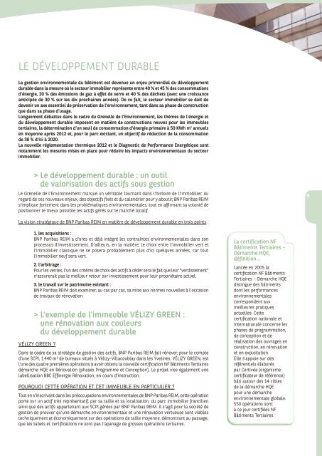 Rapport annuel - Investipierre - 2010 - BNP Paribas REIM