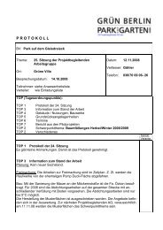 Protokoll der 25. Sitzung am 14. 10. 08 - Berlin Gleisdreieck