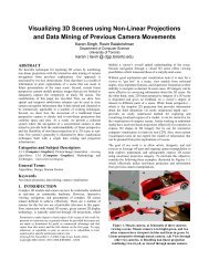 Visualizing 3D scenes using non-linear projections and data mining ...