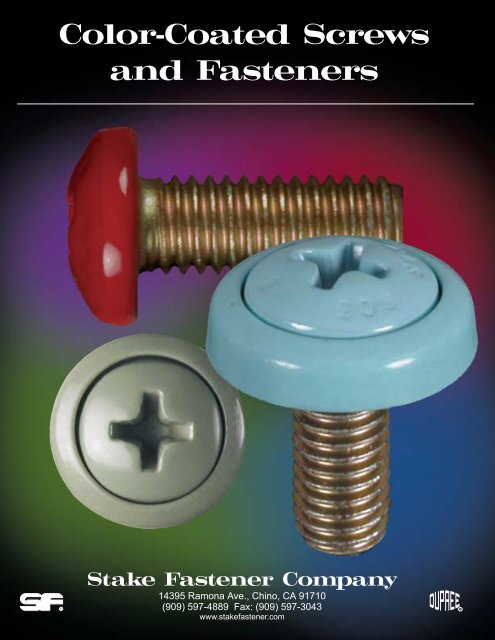 Color-Coated Screws and Fasteners - Electronic Fasteners Inc