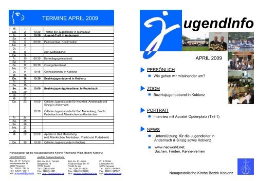 ugendInfo - Hessen/Rheinland-Pfalz/Saarland