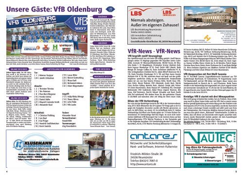 VfR-Magazin - VfR NeumÃ¼nster