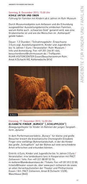 Programmheft November â€“ Dezember 2013 - Stiftung Zollverein