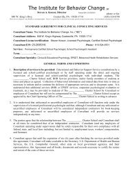 Sample Contract for School Psychological and Behavioral Support ...
